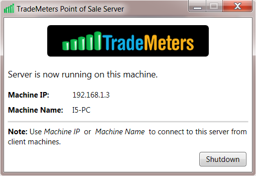 7 TradeMeters POS Software Server App